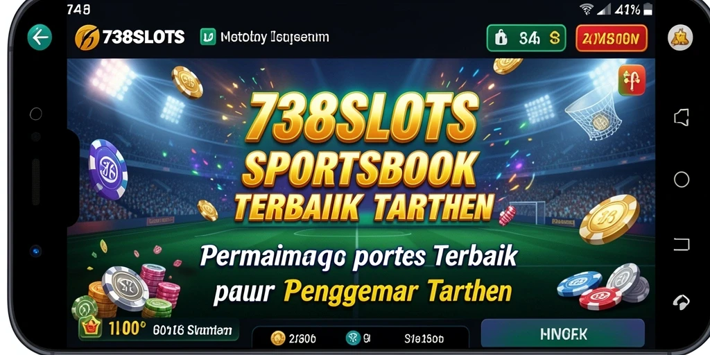 Tampilan gameplay menegangkan dalam aplikasi 738SLOTS.