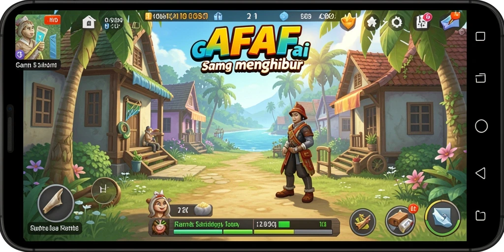 Gameplay AFAF yang seru dan menghibur saat dimainkan.