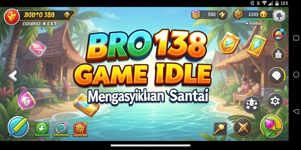 Tampilan gameplay BRO138 yang menawan dalam genre Idle.
