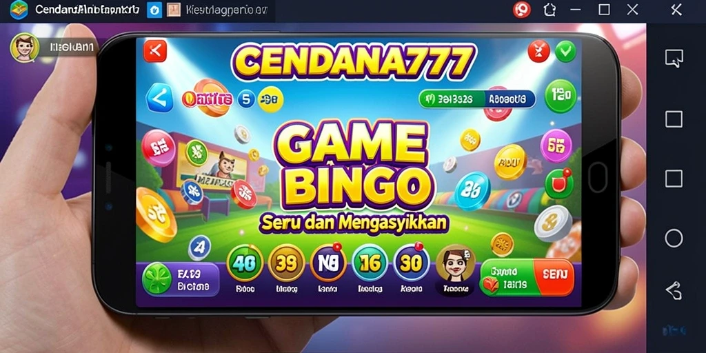Tampilan seru gameplay Bingo di CENDANA777, penuh warna dan interaksi.