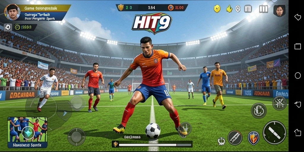 Tampilan gameplay <strong>HIT9</strong> yang mengasyikkan dengan grafis menarik.