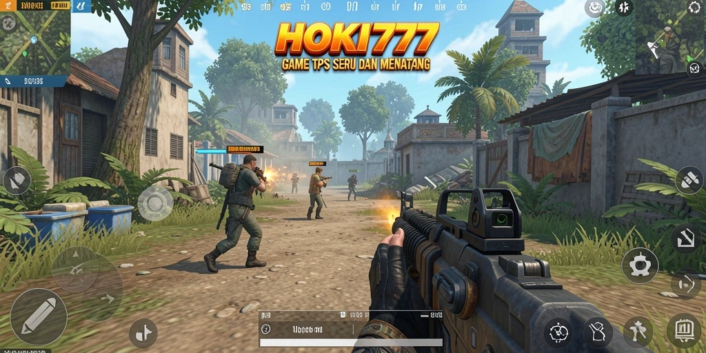 Screenshot HOKI777 menampilkan aksi gameplay TPS yang mendebarkan.