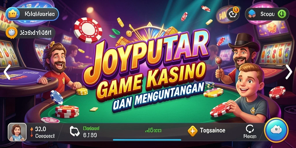 Tampilan utama JOYPUTAR menampilkan gameplay kasino yang seru dan mengasyikkan.