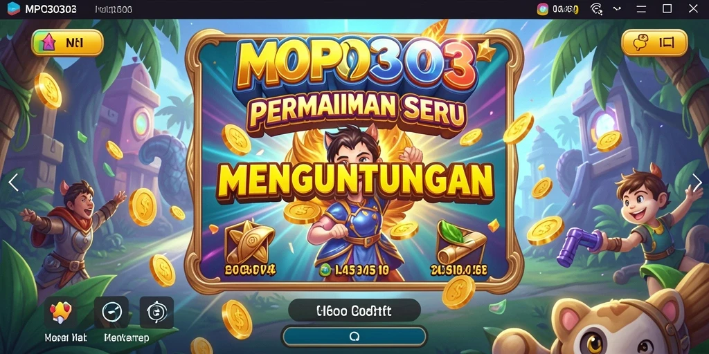 Tampilan menarik dari permainan slot MPO303 saat bermain.