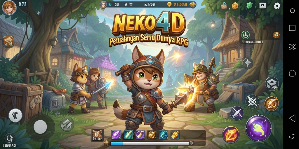 Gameplay <strong>NEKO4D</strong> yang menegangkan dan penuh strategi.
