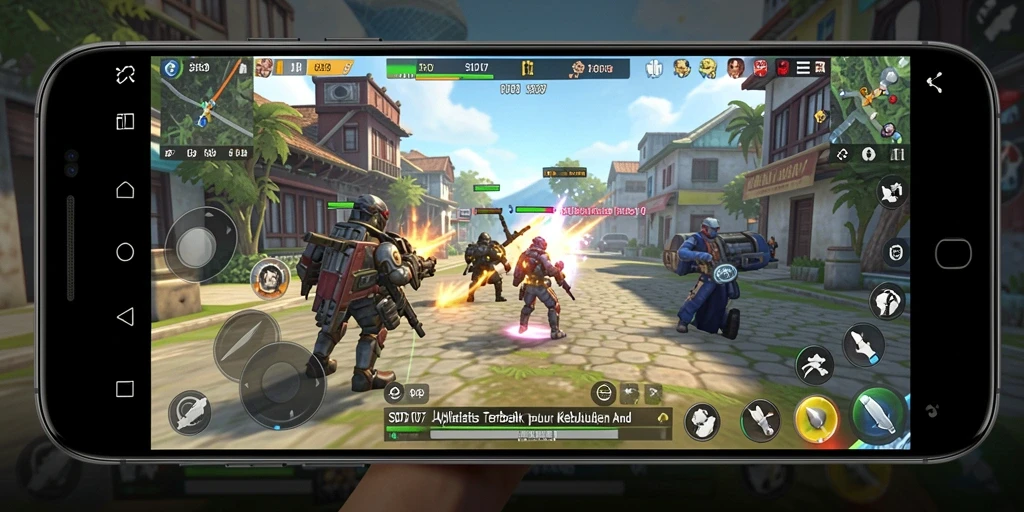Tampilan antarmuka utama SD107 yang memudahkan navigasi pengguna.